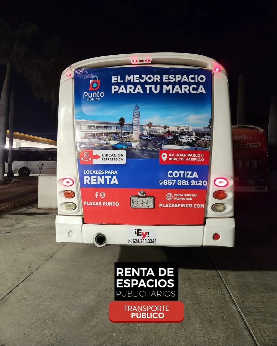 Punto Múnich — campaña en transporte
